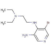 802827-75-4 5-bromo-4-N-[2-(diethylamino)ethyl]pyridine-3,4-diamine chemical structure
