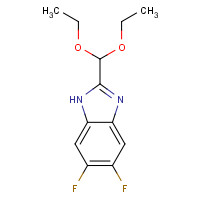 958863-36-0 2-(diethoxymethyl)-5,6-difluoro-1H-benzimidazole chemical structure