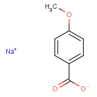 536-45-8 sodium;4-methoxybenzoate chemical structure