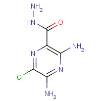 6015-74-3 3,5-diamino-6-chloropyrazine-2-carbohydrazide chemical structure