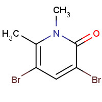 89677-69-0 3,5-dibromo-1,6-dimethylpyridin-2-one chemical structure