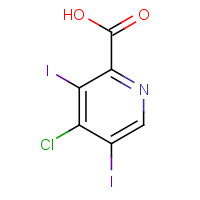 98278-85-4 4-chloro-3,5-diiodopyridine-2-carboxylic acid chemical structure