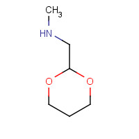 89078-41-1 1-(1,3-dioxan-2-yl)-N-methylmethanamine chemical structure