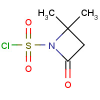 17174-96-8 2,2-dimethyl-4-oxoazetidine-1-sulfonyl chloride chemical structure