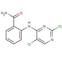 1042434-76-3 2-[(2,5-dichloropyrimidin-4-yl)amino]benzamide chemical structure