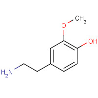 554-52-9 4-(2-aminoethyl)-2-methoxyphenol chemical structure