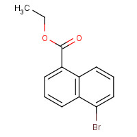 91271-31-7 ethyl 5-bromonaphthalene-1-carboxylate chemical structure