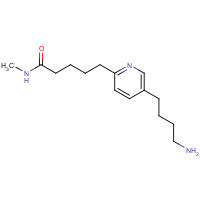 312263-15-3 5-[5-(4-aminobutyl)pyridin-2-yl]-N-methylpentanamide chemical structure