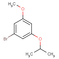 1235566-57-0 1-bromo-3-methoxy-5-propan-2-yloxybenzene chemical structure