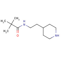1247739-31-6 2,2-dimethyl-N-(2-piperidin-4-ylethyl)propanamide chemical structure