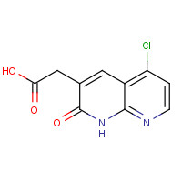 1203510-15-9 2-(5-chloro-2-oxo-1H-1,8-naphthyridin-3-yl)acetic acid chemical structure