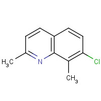 120370-62-9 7-chloro-2,8-dimethylquinoline chemical structure