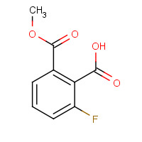 1256593-39-1 2-fluoro-6-methoxycarbonylbenzoic acid chemical structure