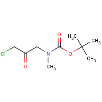 532410-44-9 tert-butyl N-(3-chloro-2-oxopropyl)-N-methylcarbamate chemical structure