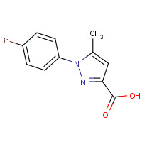 229163-39-7 1-(4-bromophenyl)-5-methylpyrazole-3-carboxylic acid chemical structure