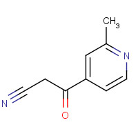 1240521-95-2 3-(2-methylpyridin-4-yl)-3-oxopropanenitrile chemical structure