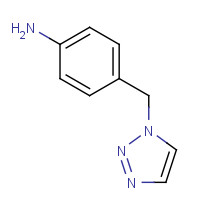 99590-26-8 4-(triazol-1-ylmethyl)aniline chemical structure