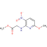 951160-12-6 methyl 2-[(6-methoxy-3-nitropyridin-2-yl)amino]acetate chemical structure