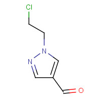 864723-36-4 1-(2-chloroethyl)pyrazole-4-carbaldehyde chemical structure