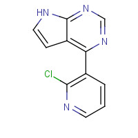1187968-68-8 4-(2-chloropyridin-3-yl)-7H-pyrrolo[2,3-d]pyrimidine chemical structure