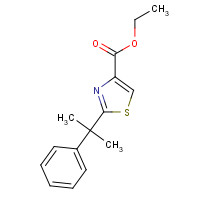 1478720-96-5 ethyl 2-(2-phenylpropan-2-yl)-1,3-thiazole-4-carboxylate chemical structure