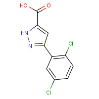1038549-20-0 3-(2,5-dichlorophenyl)-1H-pyrazole-5-carboxylic acid chemical structure