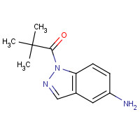 1035096-73-1 1-(5-aminoindazol-1-yl)-2,2-dimethylpropan-1-one chemical structure