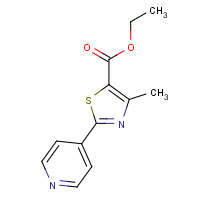 89401-54-7 ethyl 4-methyl-2-pyridin-4-yl-1,3-thiazole-5-carboxylate chemical structure