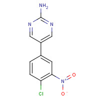742700-78-3 5-(4-chloro-3-nitrophenyl)pyrimidin-2-amine chemical structure