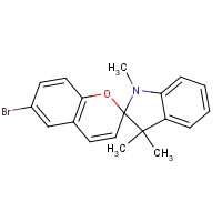 16650-14-9 6-bromo-1',3',3'-trimethylspiro[chromene-2,2'-indole] chemical structure