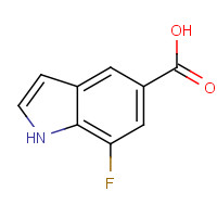 256935-99-6 7-fluoro-1H-indole-5-carboxylic acid chemical structure