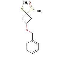 917887-34-4 (3-methylsulfanyl-3-methylsulfinylcyclobutyl)oxymethylbenzene chemical structure