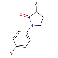 1341300-86-4 3-bromo-1-(4-bromophenyl)pyrrolidin-2-one chemical structure