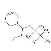 1239019-37-4 tert-butyl-[1-(3,4-dihydro-2H-pyran-2-yl)propoxy]-dimethylsilane chemical structure