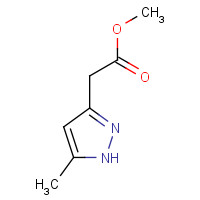 113465-94-4 methyl 2-(5-methyl-1H-pyrazol-3-yl)acetate chemical structure