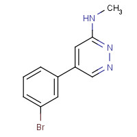 660424-24-8 5-(3-bromophenyl)-N-methylpyridazin-3-amine chemical structure