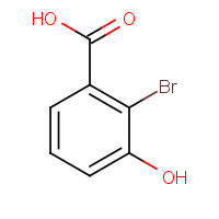 91658-91-2 2-bromo-3-hydroxybenzoic acid chemical structure