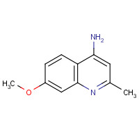 66735-41-9 7-methoxy-2-methylquinolin-4-amine chemical structure