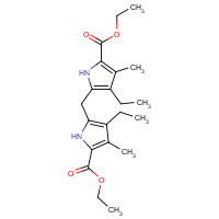 6305-93-7 ethyl 5-[(5-ethoxycarbonyl-3-ethyl-4-methyl-1H-pyrrol-2-yl)methyl]-4-ethyl-3-methyl-1H-pyrrole-2-carboxylate chemical structure