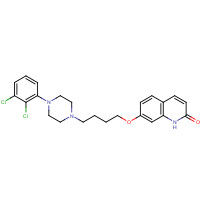 129722-25-4 7-[4-[4-(2,3-dichlorophenyl)piperazin-1-yl]butoxy]-1H-quinolin-2-one chemical structure