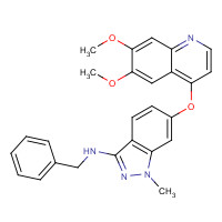 862178-81-2 N-benzyl-6-(6,7-dimethoxyquinolin-4-yl)oxy-1-methylindazol-3-amine chemical structure