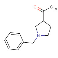 87088-73-1 1-(1-benzylpyrrolidin-3-yl)ethanone chemical structure