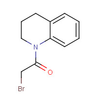 63286-44-2 2-bromo-1-(3,4-dihydro-2H-quinolin-1-yl)ethanone chemical structure