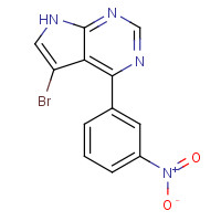 1443237-66-8 5-bromo-4-(3-nitrophenyl)-7H-pyrrolo[2,3-d]pyrimidine chemical structure