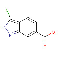 1086391-21-0 3-chloro-2H-indazole-6-carboxylic acid chemical structure