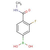 849833-86-9 [3-fluoro-4-(methylcarbamoyl)phenyl]boronic acid chemical structure