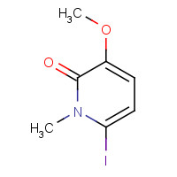 1333147-80-0 6-iodo-3-methoxy-1-methylpyridin-2-one chemical structure