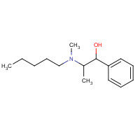25394-37-0 2-[methyl(pentyl)amino]-1-phenylpropan-1-ol chemical structure