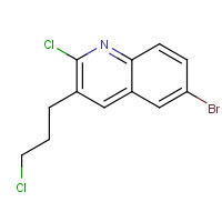 612494-85-6 6-bromo-2-chloro-3-(3-chloropropyl)quinoline chemical structure