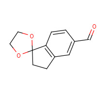 908860-66-2 spiro[1,3-dioxolane-2,1'-2,3-dihydroindene]-5'-carbaldehyde chemical structure